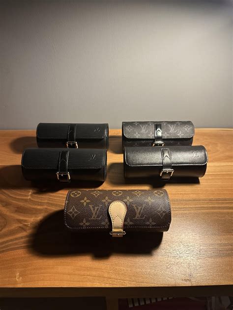 lv watch roll|lv monogram watch rolls.